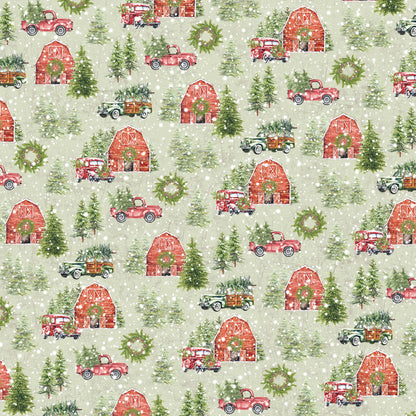 Christmas Vibes Pad 8x8 12/Pkg