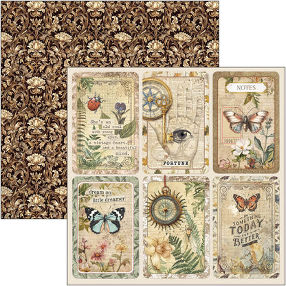 Cabinet Of Curiosities Pad 8"x8" 12/Pkg