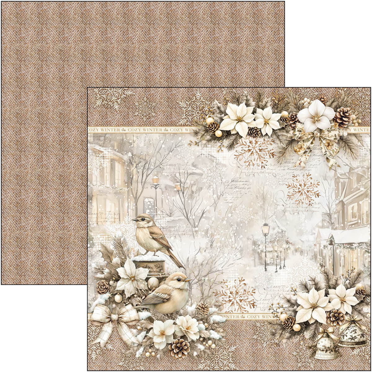 Winter Season Pad 8"x8" 12/Pkg