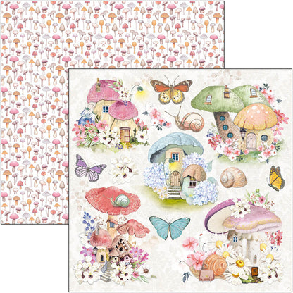 Ciao Bella Enchanted Land Paper Pad 12"x12" 12/Pkg