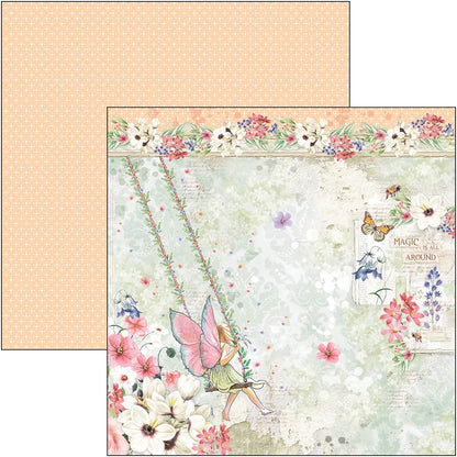 Ciao Bella Enchanted Land Paper Pad 12"x12" 12/Pkg