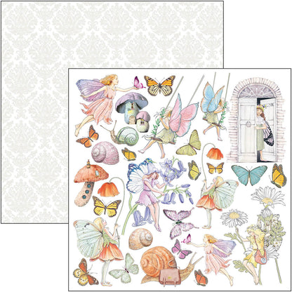 Ciao Bella Enchanted Land Paper Pad 12"x12" 12/Pkg