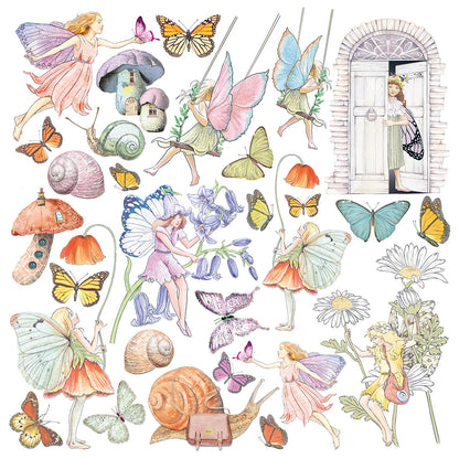 Ciao Bella Enchanted Land Paper Pad 12"x12" 12/Pkg