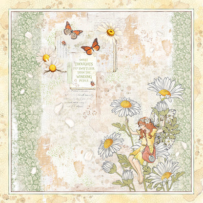 Ciao Bella Enchanted Land Paper Pad 12"x12" 12/Pkg
