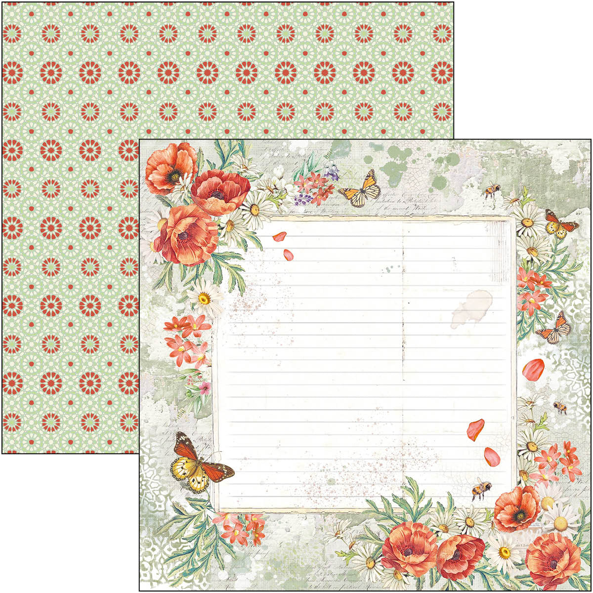Ciao Bella Enchanted Land Paper Pad 12"x12" 12/Pkg