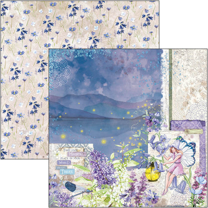 Ciao Bella Enchanted Land Paper Pad 12"x12" 12/Pkg