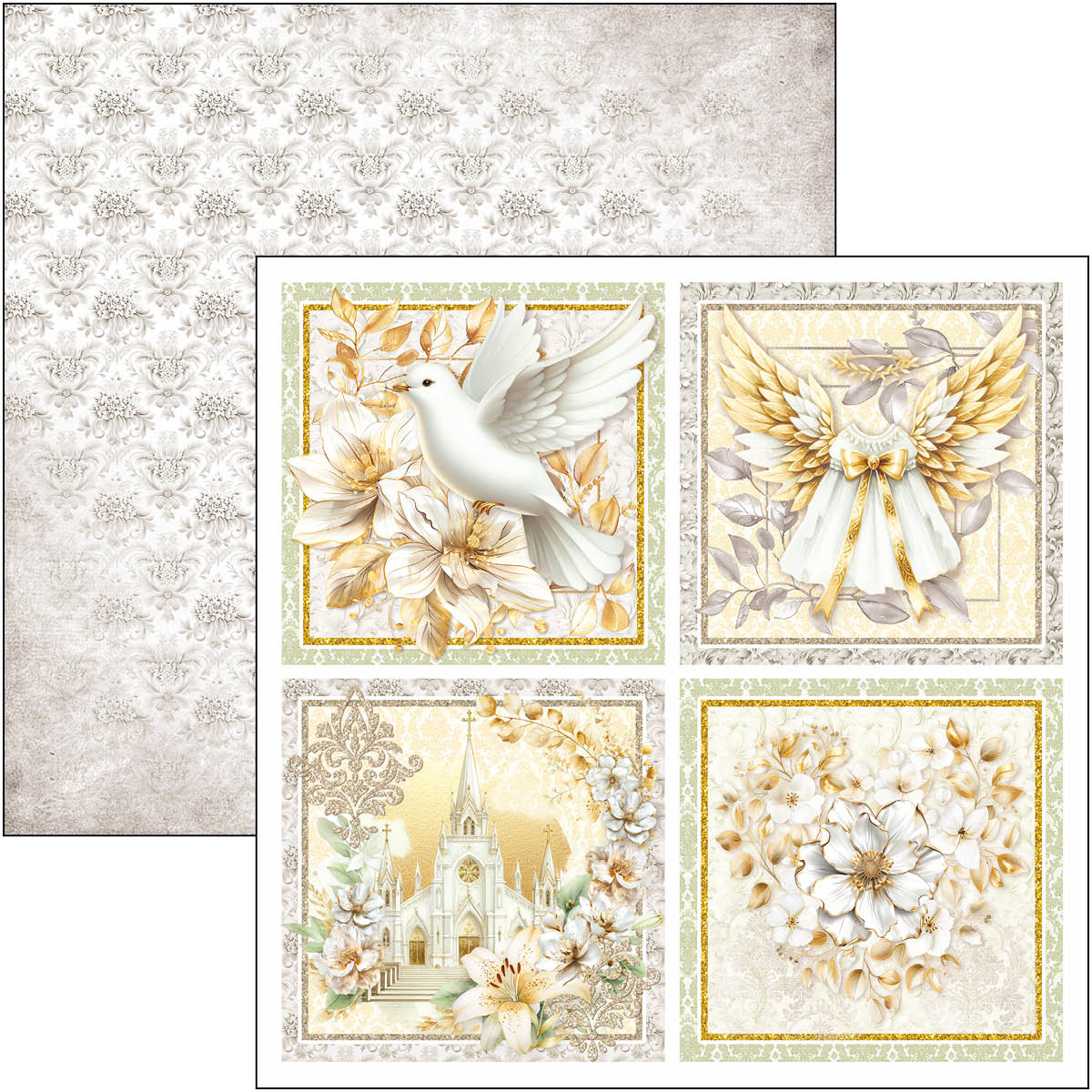 Blessing Day Paper Pad 12"x12" 12/Pkg