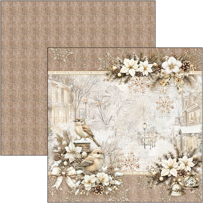 Winter Season Paper Pad 12"x12" 12/Pkg