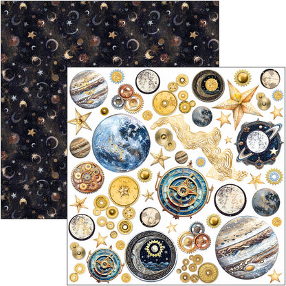 Celestial Fussy Cut Pad 6"x6" 24/Pkg