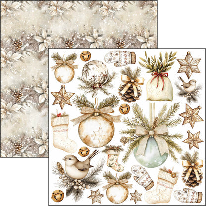 Winter Season Fussy Cut Pad 6"x6" 24/Pkg