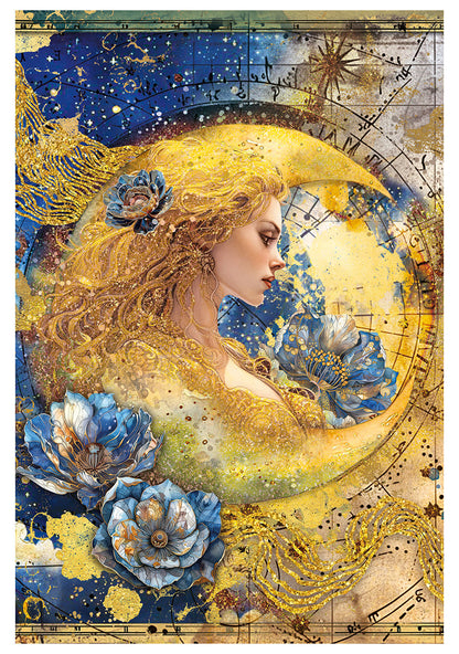Rice Paper A4 MIXED 4/Pkg Celestial