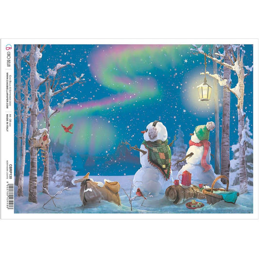 Ciao Bella Rice Paper A4 Northern Lights
