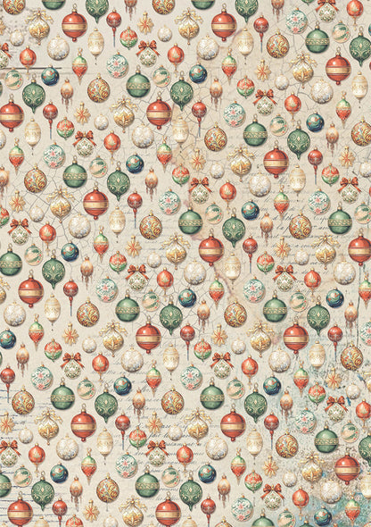 Rice Paper A5 Mixed 8/Pkg Christmas Vibes
