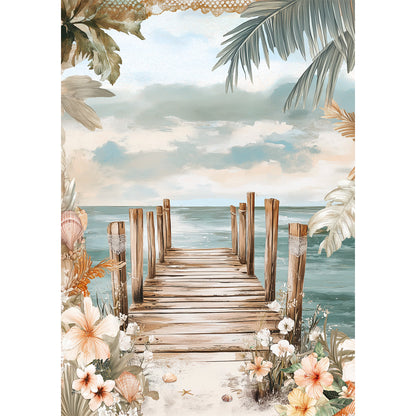 Rice Paper A5 MIXED 8/Pkg Summer Days