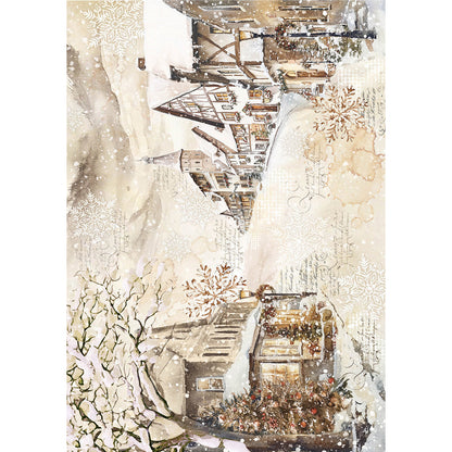 Rice Paper A5 MIXED 8/Pkg Winter Season