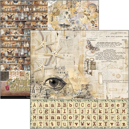 Cabinet Of Curiosities Patterns Pad 12"x12" 8/Pkg