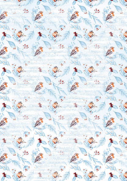 Ciao Bella Vellum Winter Journey Paper Patterns A4 6/Pkg