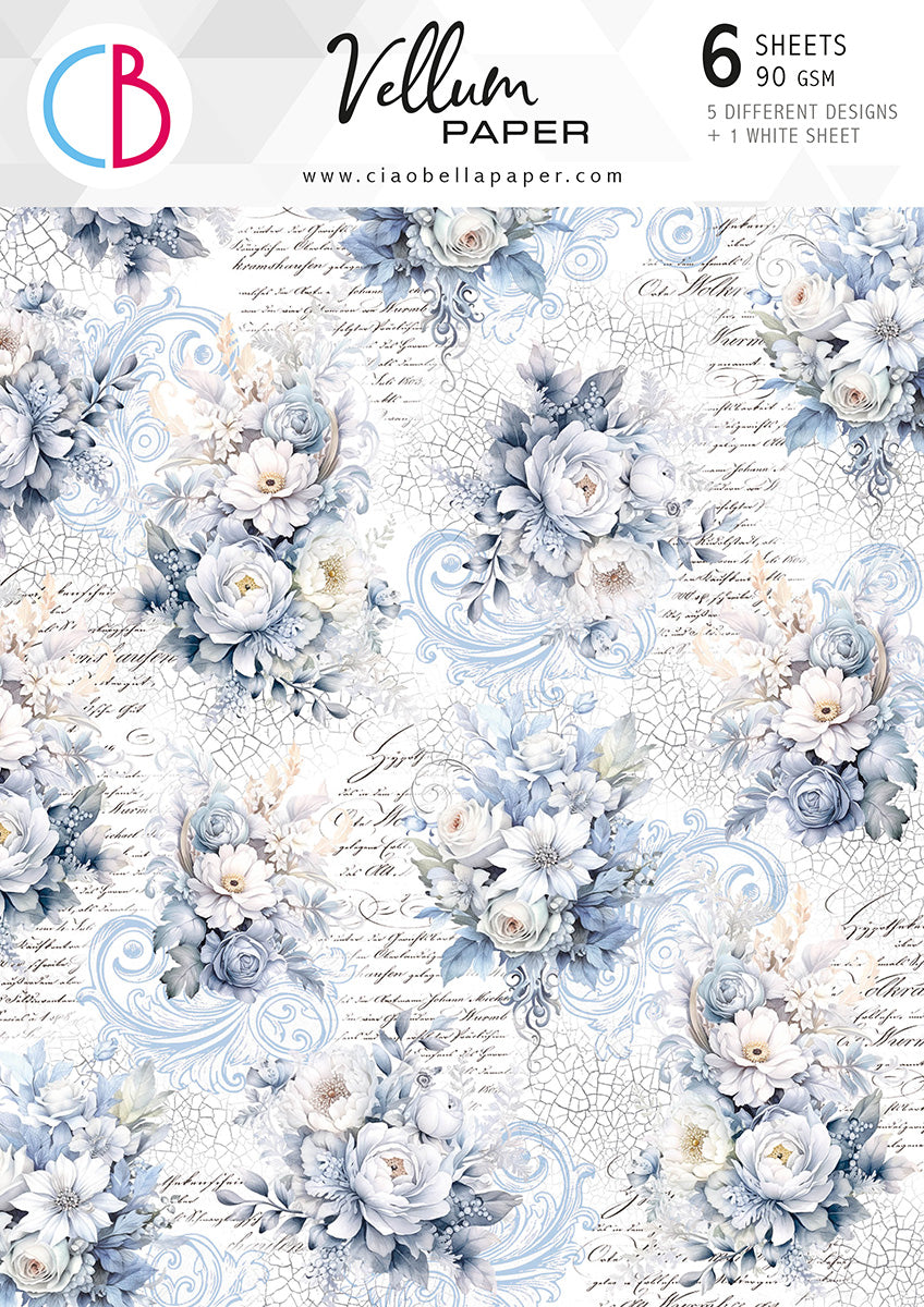 Vellum Midnight Spell Paper Patterns A4 6/Pkg