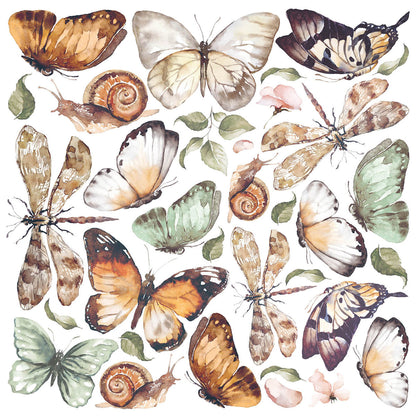 Ciao Bella Vellum Reign Of Grace Fussy Cut 6"x6" 6/Pkg