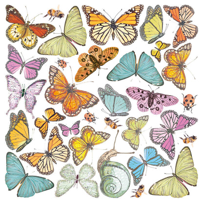 Ciao Bella Vellum Enchanted Land Fussy Cut 6"x6" 6/Pkg