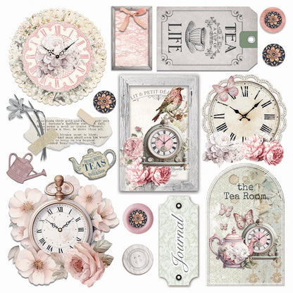 Vellum Timeless Memories Fussy Cut 6"x6" 6/Pkg