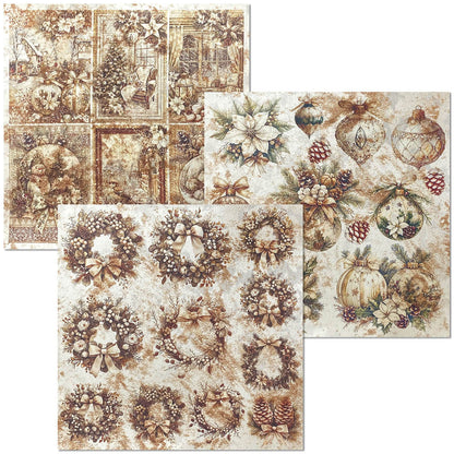 Deluxe Paper Pearl Copper & Vellum Dual Pack MIXED 6/Pkg Winter Season