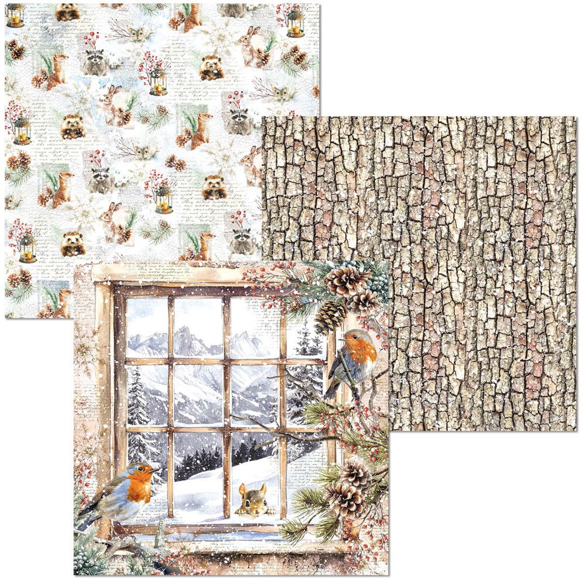Deluxe Paper Silver & Vellum Dual Pack MIXED 6/Pkg Forest Tales