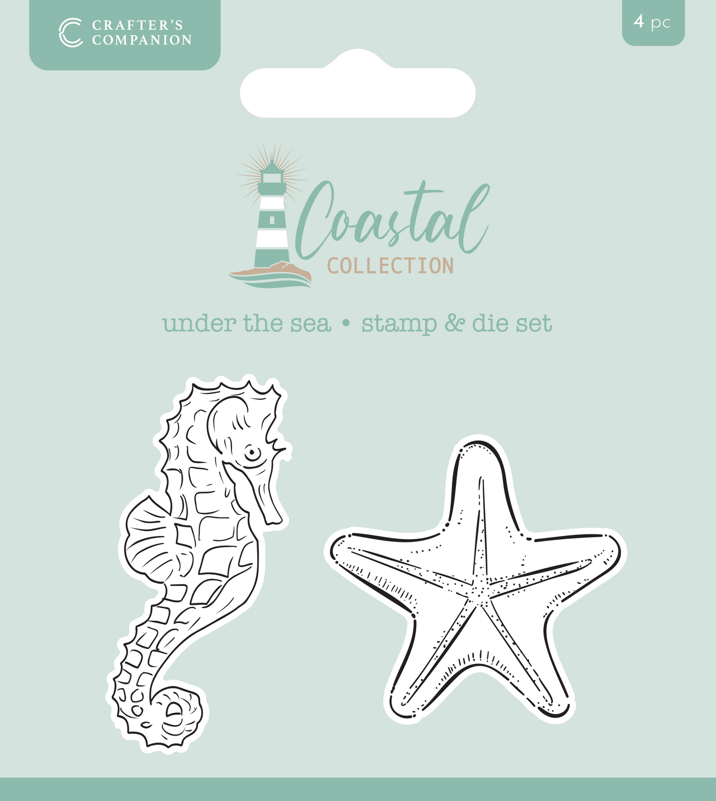 Crafter’s Companion Coastal Collection Stamp & Die - Under the Sea 