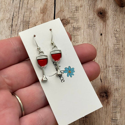 Boucles d'oreilles pour amateurs de vin