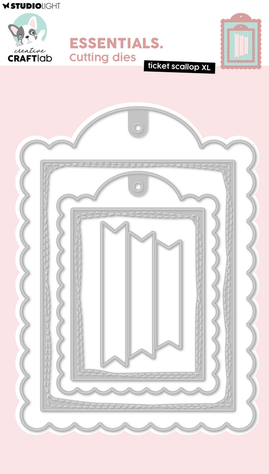 CCL Matrice de découpe Ticket Scallop XL Essentials