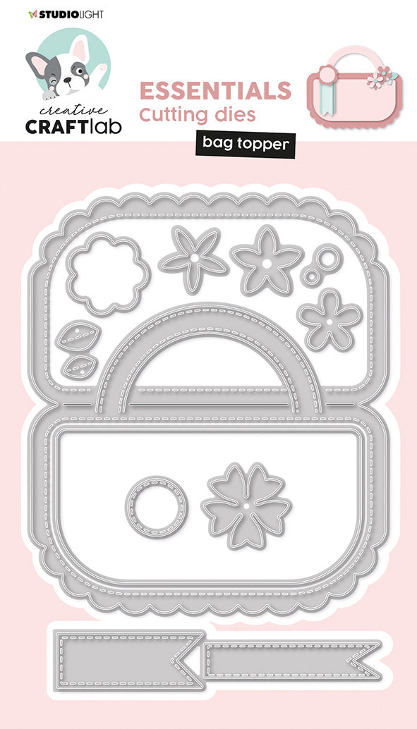 Matrice de découpe CCL pour étiquette de sac Essentials 120x87x1mm 11 pcs n°468