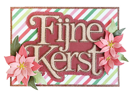 Matrice de coupe CCL Poinsettia Essentials 70x130x1mm 8 pièces n°702