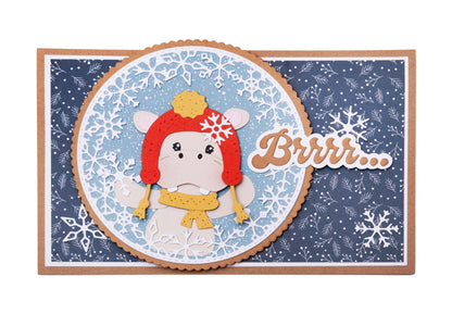 CCL Designer Paper Pad Hello Winter Friendz 210x148x9mm 24 Sheets