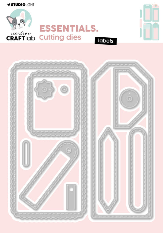Étiquettes de matrices de découpe CCL Essentials 12 pièces