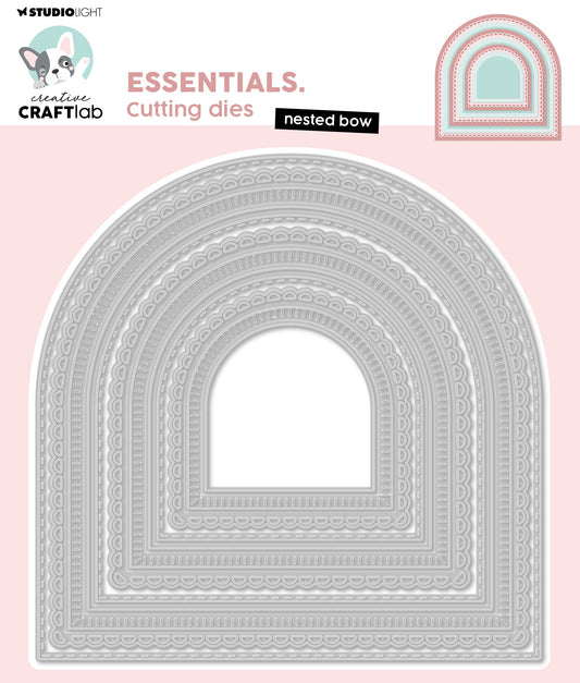 CCL Cutting Die Nested Bow Essentials 12 PC