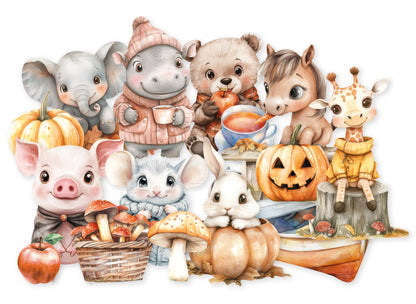 CCL Collage Ephemera Fall In Love Essentials 18 Pieces