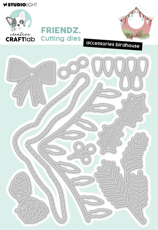 CCL Cutting Die Accessoiries Birdhouse Friendz 9 Pieces