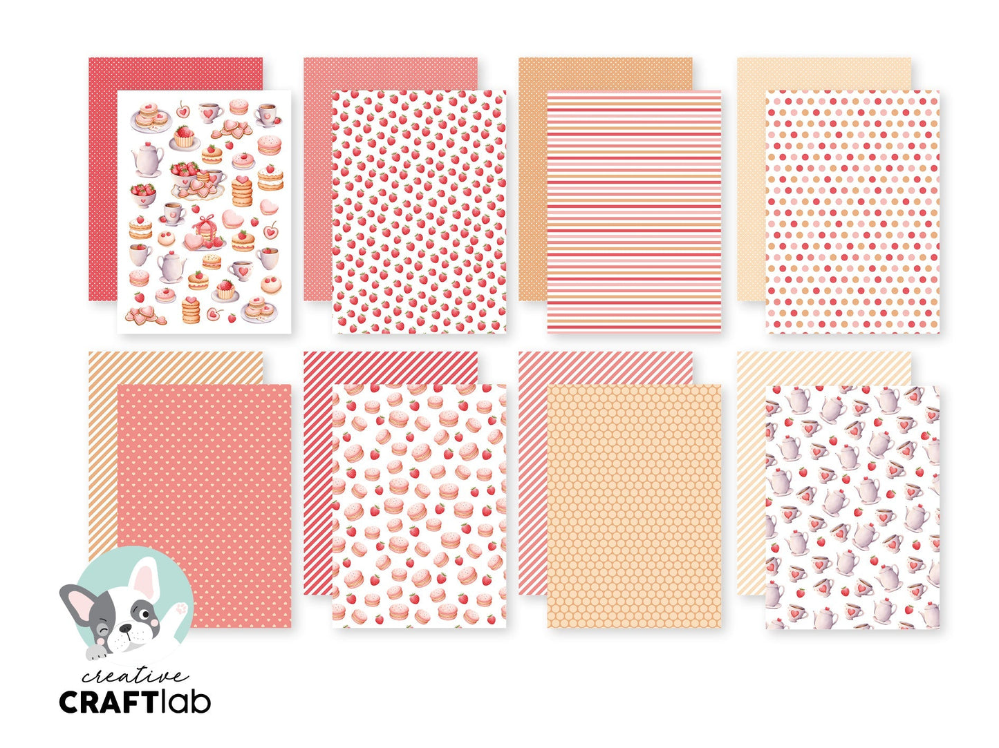 CCL Design Paper Pad Tea Party Friendz 24 SH
