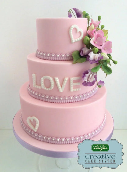 Rope and Pearl Borders Silicone Mould