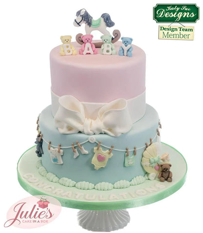 Baby Clothes Washing Line Silicone Mould