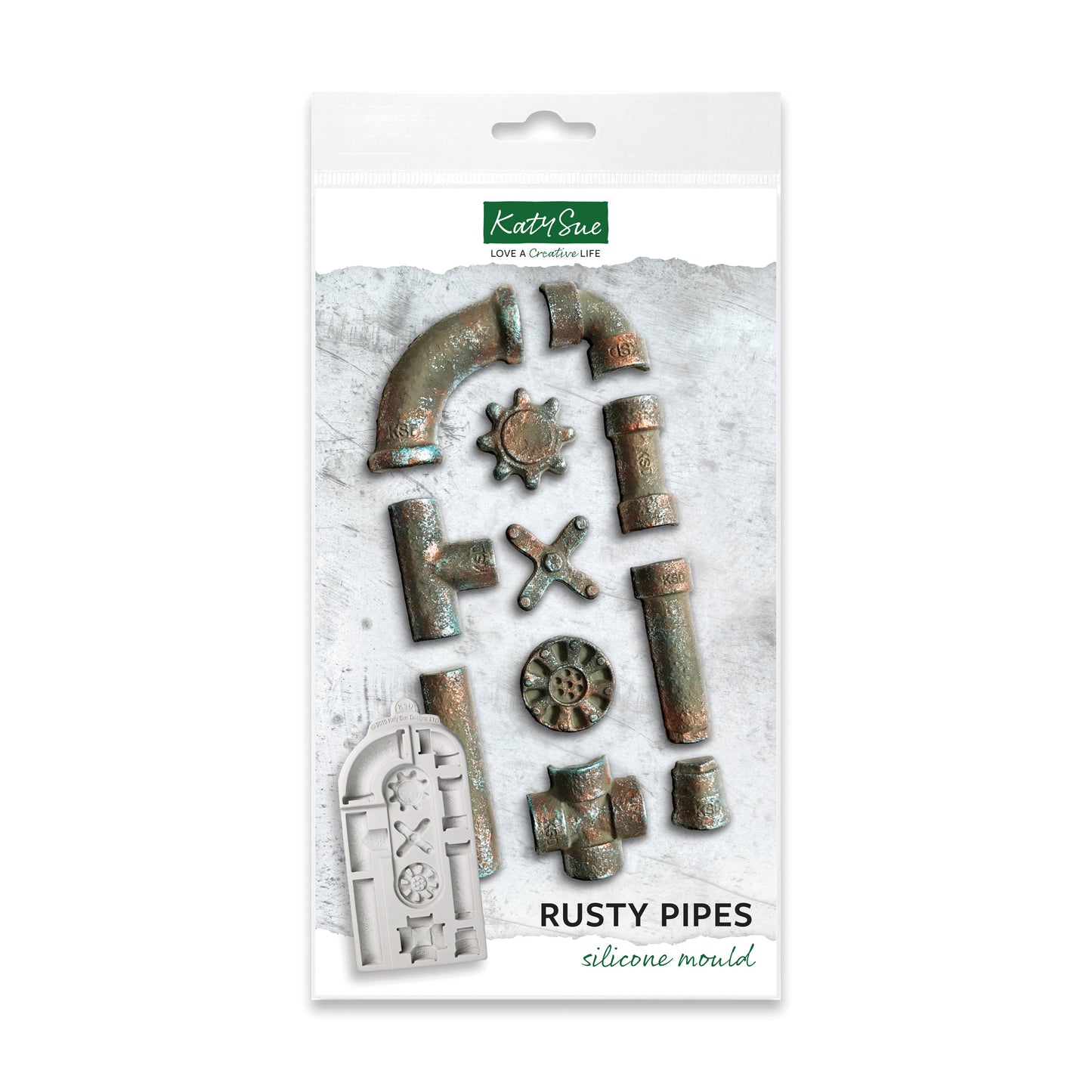 Rusty Pipes Silicone Mould