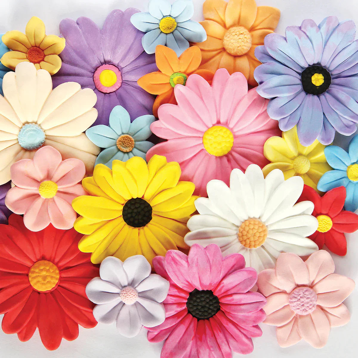 Moule en silicone Grandes Fleurs
