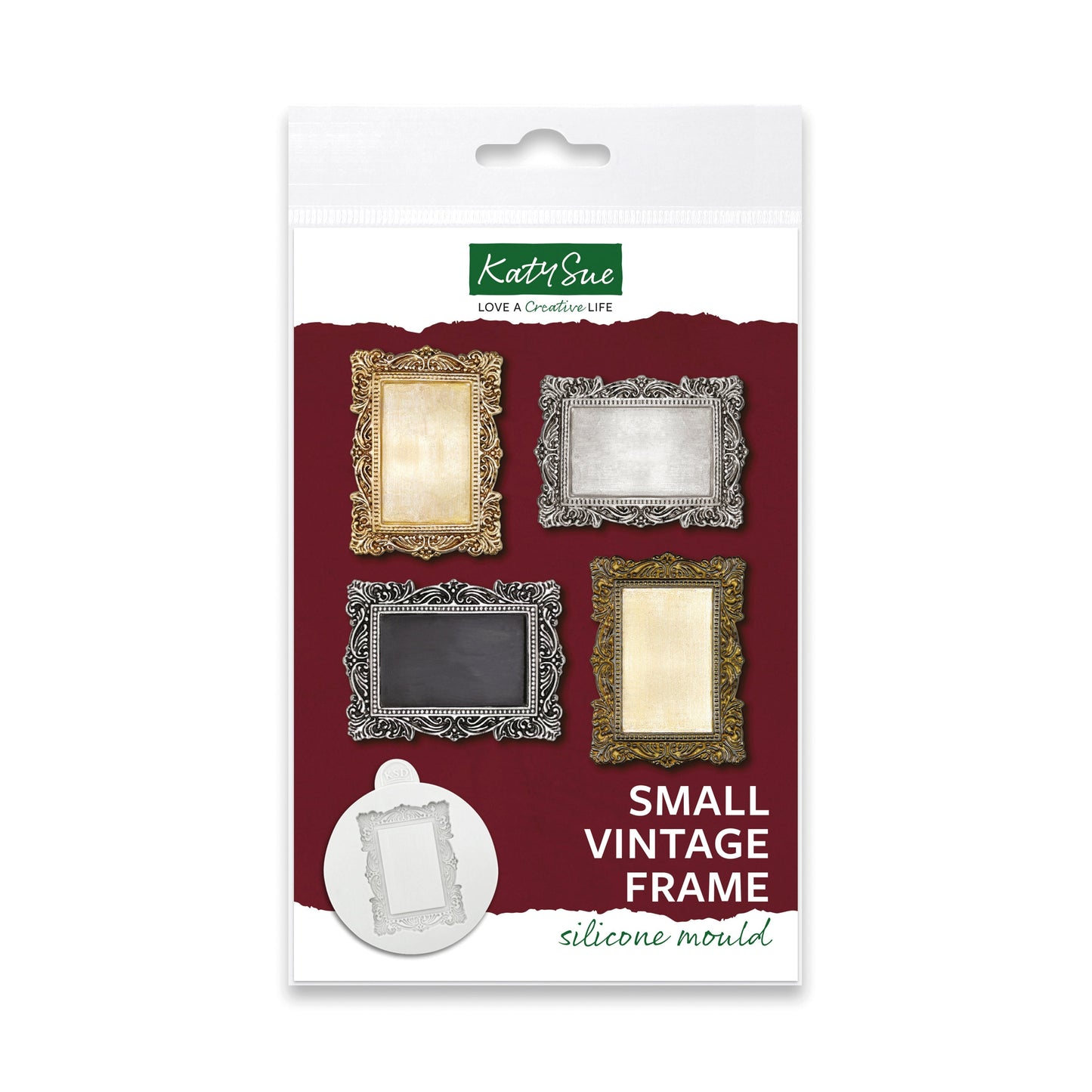 Moule en silicone petit cadre vintage