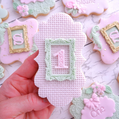 Moule en silicone petit cadre vintage
