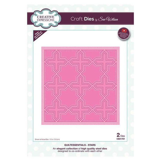 Matrices de découpe par Sue Wilson Collection Quiltessentials Stars
