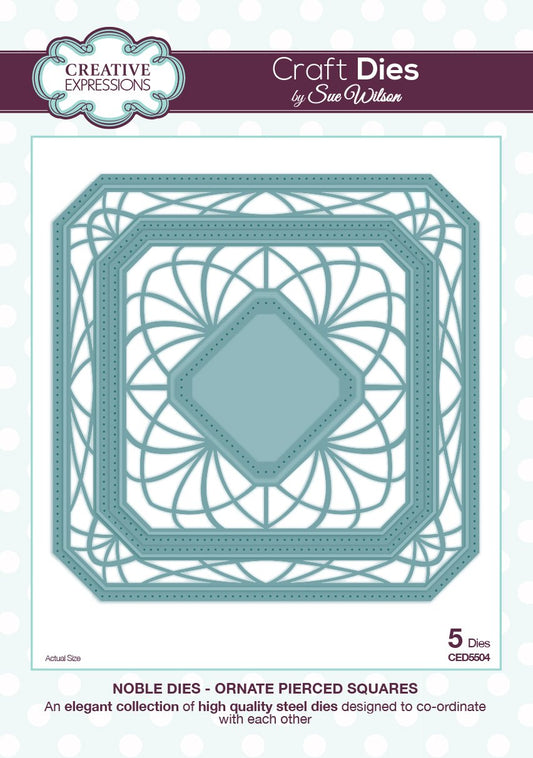 Matrice de découpe « Noble Ornate Pierced Squares »