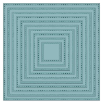 Noble Double Pierced Squares - Set B Die