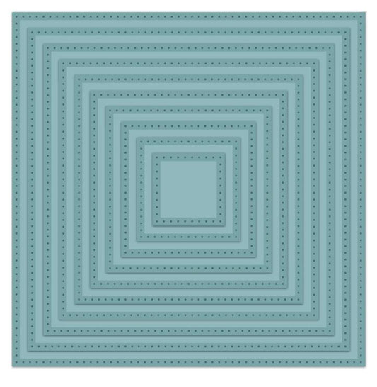Noble Double Pierced Squares - Set B Die