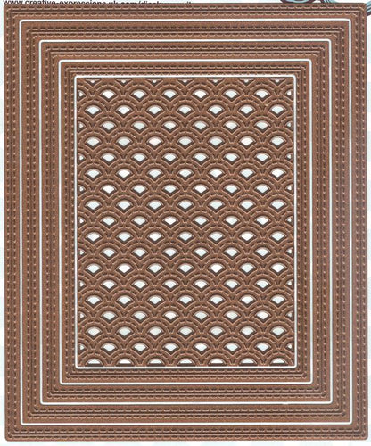 Shadow Boxes Collection Scalloped Lattice Frames - Set B