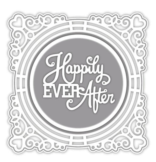 Special Occasion Collection Ornate Framed Happily Ever After